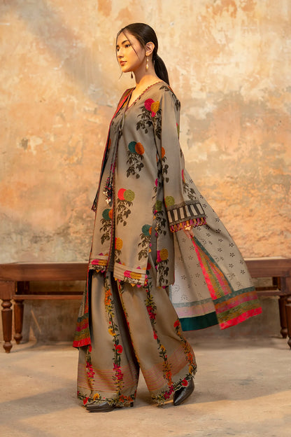 Buy Charizma C-Prints | 3-PC Unstitched Linen Suit CPW5-27 