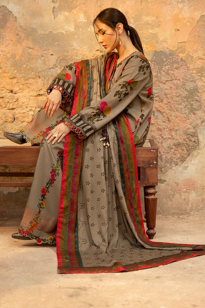 3-PC Unstitched Printed Linen Collection CPW5-27