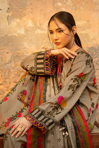 3-PC Unstitched Printed Linen Collection CPW5-27