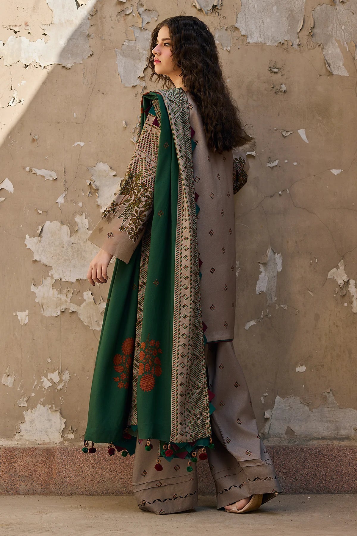 3-PC Unstitched Printed Linen Collection CPW5-19