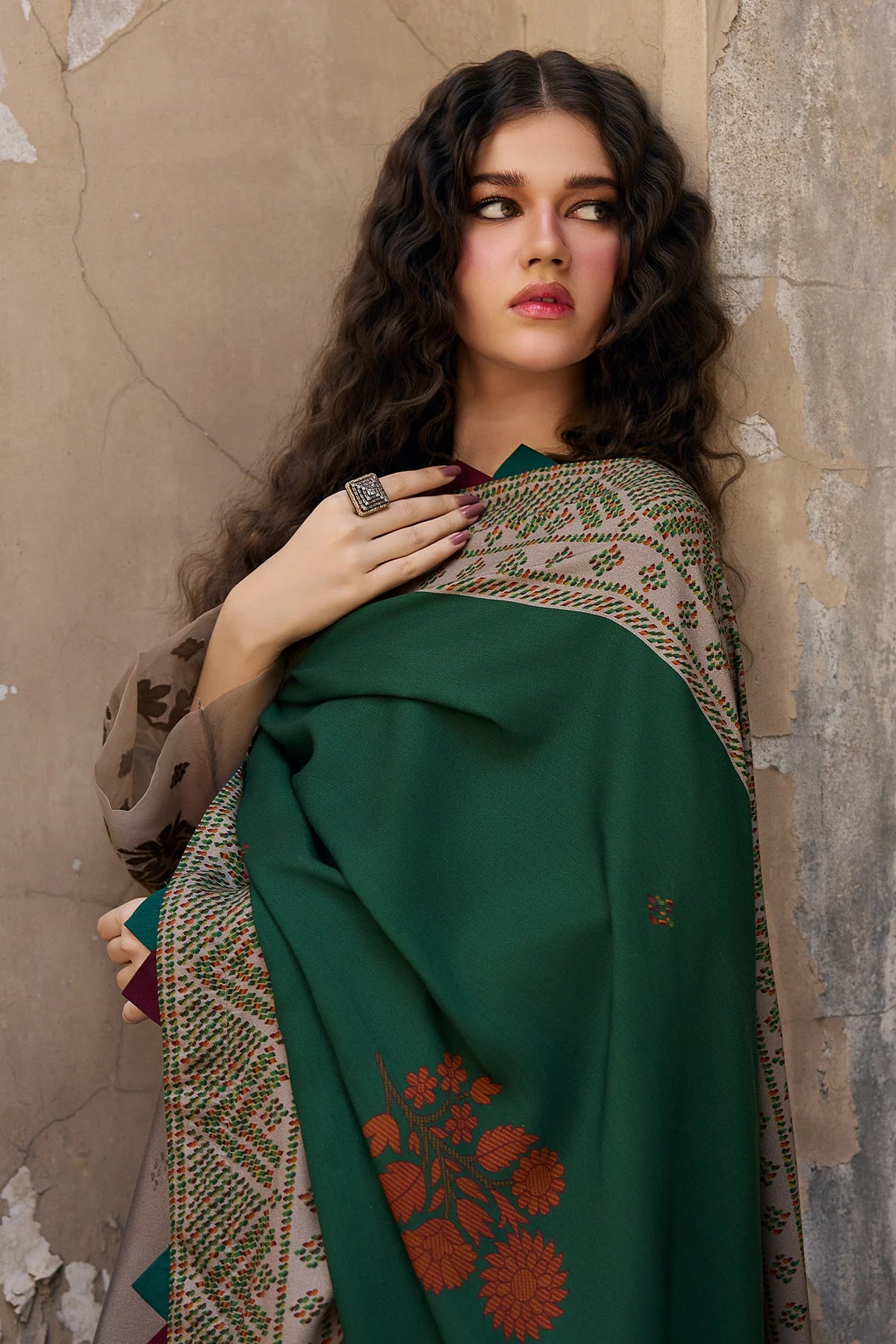 3-PC Unstitched Printed Linen Collection CPW5-19